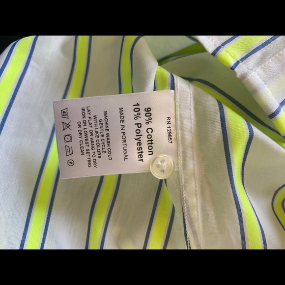 THE SHIRT by Rochelle Behrens Striped Button-Down Blouse - Picture 12 of 15